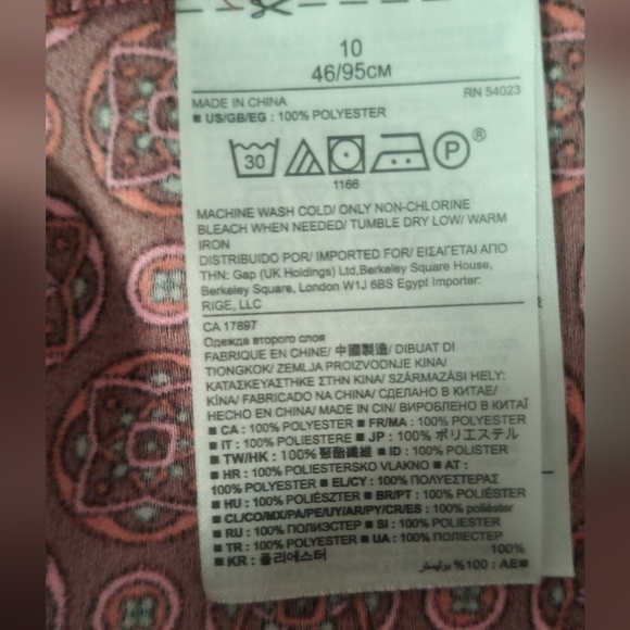 Banana Republic Red Midi Dress / Size Small / - Picture 5 of 7